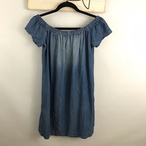 Anthropologie Cloth & Stone chambray Dress - Picture 5 of 5